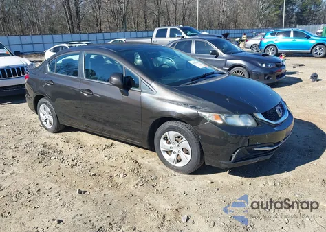 2013 Honda Civic Lx из США, поврежденный, VIN 19XFB2F5XDE063560